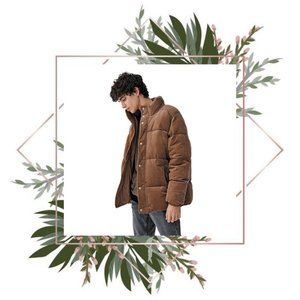 PULL&BEAR | Corduroy puffer jacket